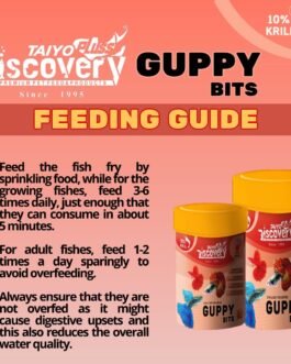 Taiyo Pluss Discovery® Guppy Bits – 25 g (3 Pack)