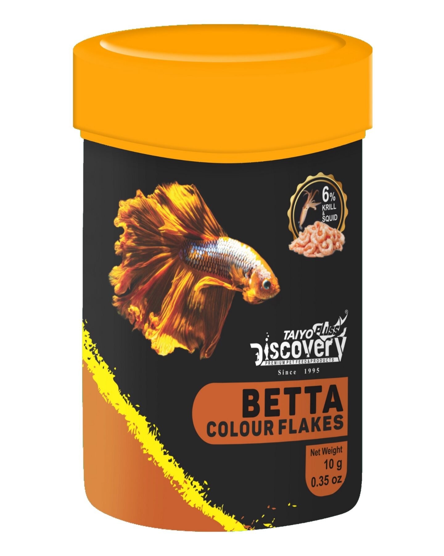 Taiyo Pluss Discovery® Betta Flakes Fish Food – 10 g (3 Pack)